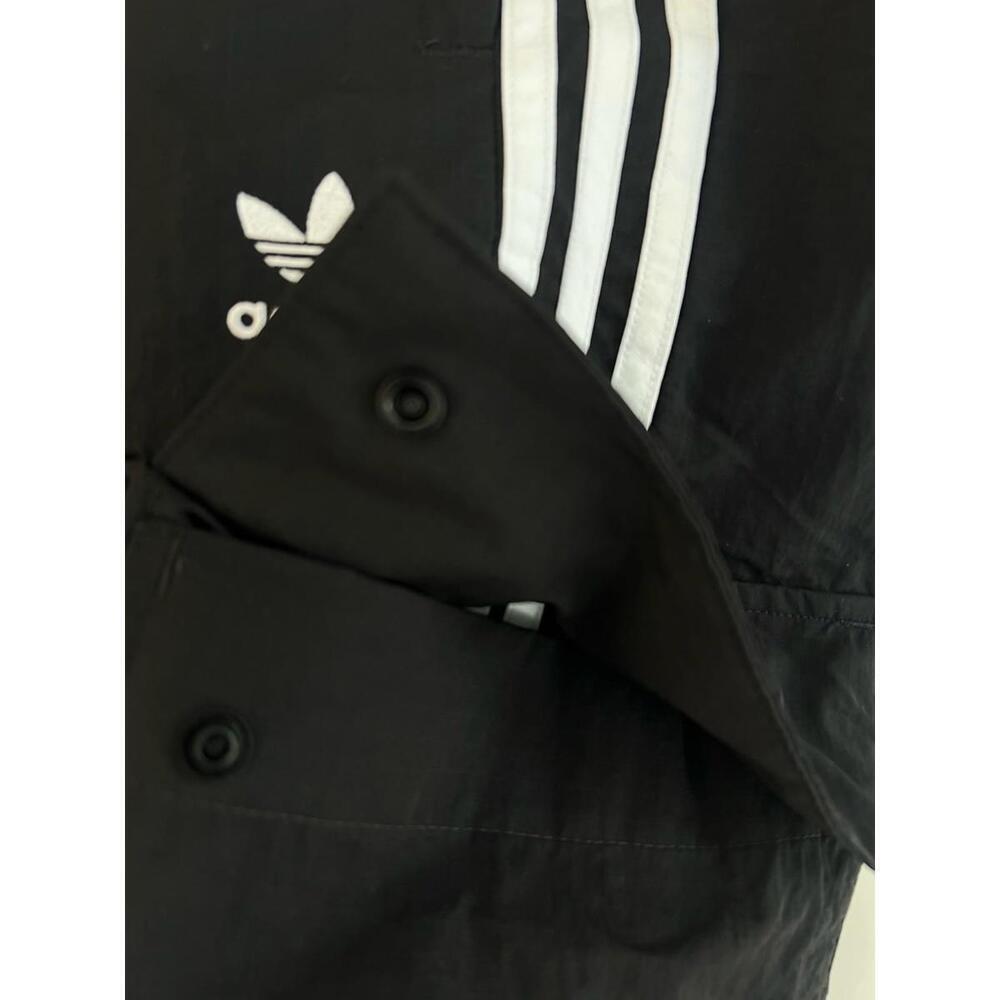 $80 Men’s ADIDAS ORIGINALS CARGO Trefoil Track PANTS Small HR3364 Black White - Picture 6 of 10